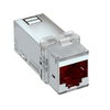 Conector RJ45 CAT 6A blindado cinzento