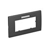 Espelho Modul 45, duplo 84x140mm Policarbonato cinzento antracite RAL 7021