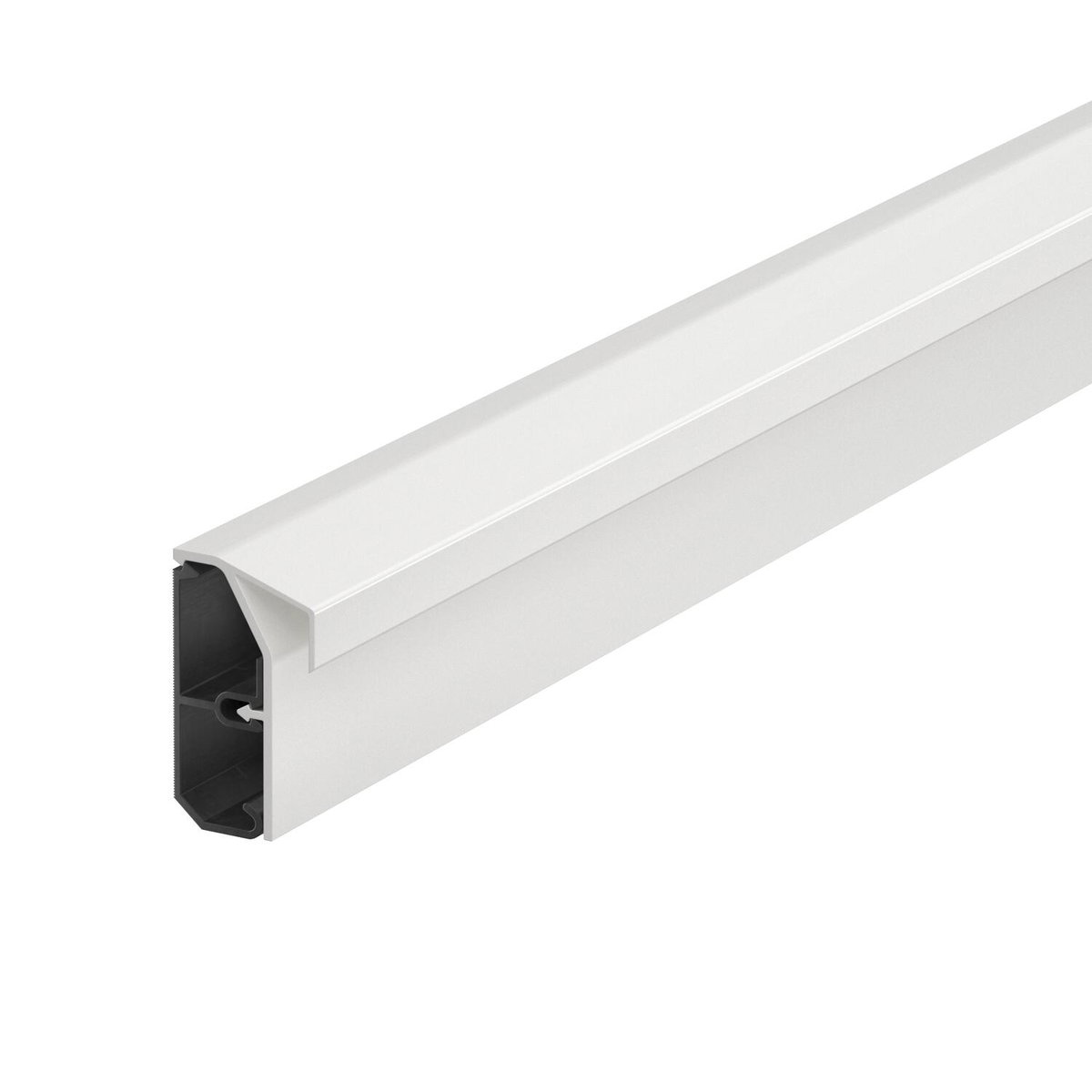 Skirting trunking SL-T Set 20x50 carpet 9010 Policloreto de vinilo branco puro RAL 9010