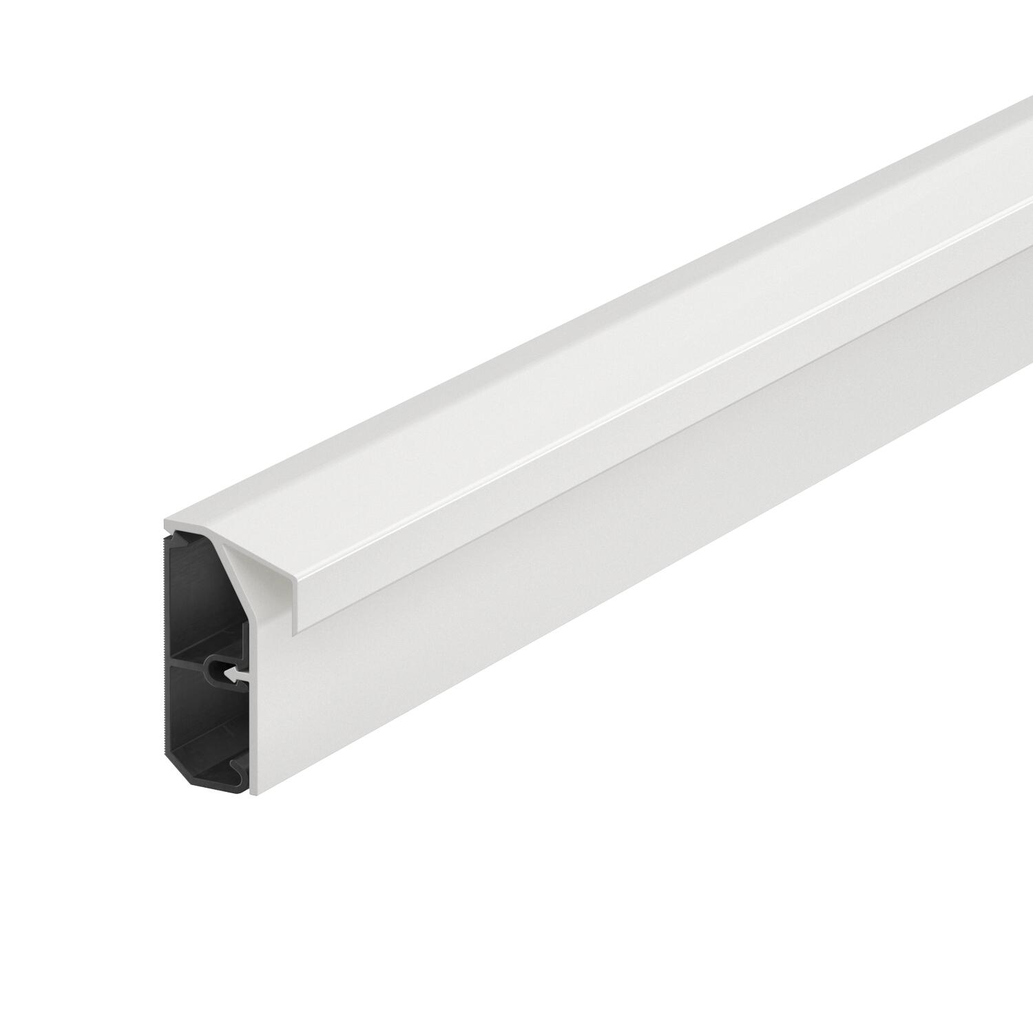 Skirting trunking SL-T Set 20x50 carpet 9010 Policloreto de vinilo branco puro RAL 9010