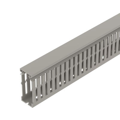 Calha de cablagem Conjunto METRA 60x25 7030 Policloreto de vinilo cinzento pedra RAL 7030
