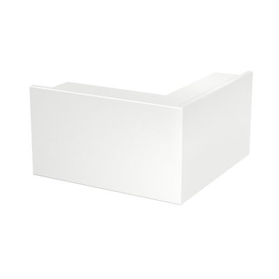 Ângulo externo 329x210x80 Policloreto de vinilo branco puro RAL 9010