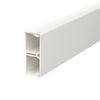Calha com separador 20x50x2000 Policloreto de vinilo branco puro RAL 9010