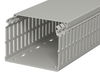 Calha de cablagem 75x100x2000 Policloreto de vinilo cinzento pedra RAL 7030