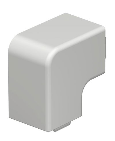 Ângulo plano 30x30mm Policloreto de vinilo branco puro RAL 9010