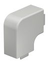 Ângulo plano 40x60mm Policloreto de vinilo branco puro RAL 9010