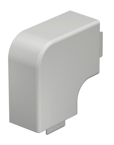 Ângulo plano 40x60mm Policloreto de vinilo branco puro RAL 9010