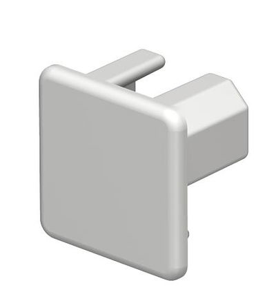 Topo 20x20mm Policloreto de vinilo branco puro RAL 9010