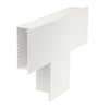 Derivação em T 600x230x100 Policloreto de vinilo branco puro RAL 9010