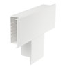 Derivação em T 400x170x80 Policloreto de vinilo branco puro RAL 9010