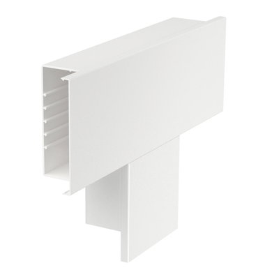 Derivação em T 400x170x80 Policloreto de vinilo branco puro RAL 9010