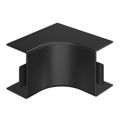 Internal corner cover 40x60 Policloreto de vinilo preto RAL 9005