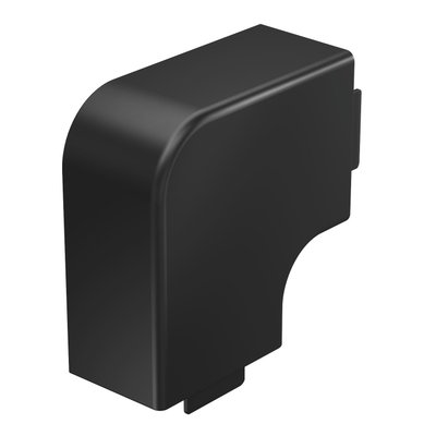 Flat angle cover 40x60 Policloreto de vinilo preto RAL 9005