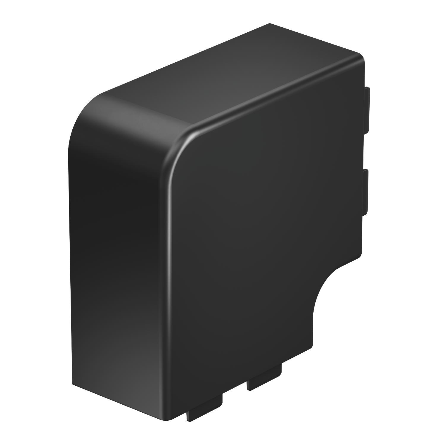 Flat angle cover 60x110 Policloreto de vinilo preto RAL 9005