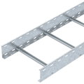 Cable ladder unperforated rung, welded 110x400x3000 Aço Galvanizado por imersão a quente após maquinação 85µm zinco