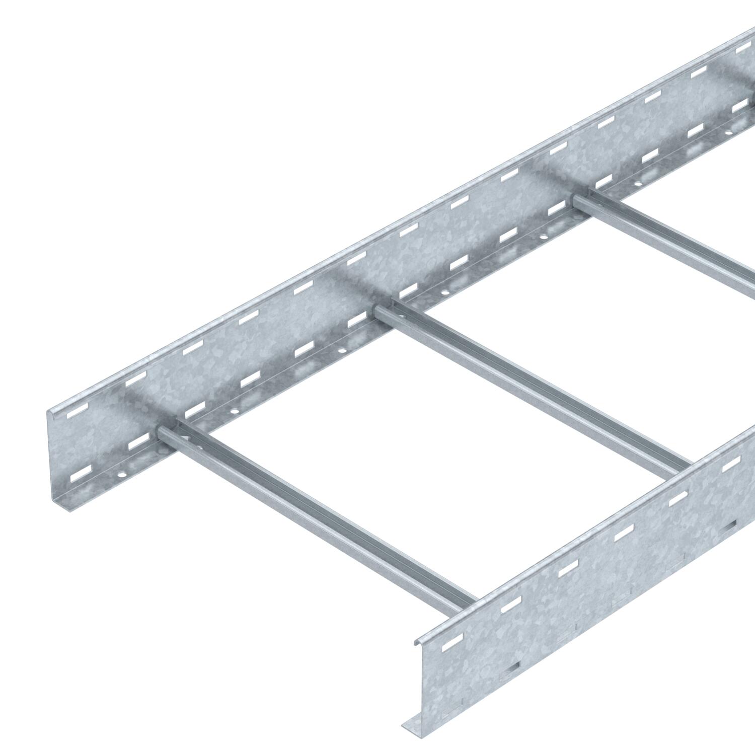 Cable ladder unperforated rung, welded 110x500x3000 Aço Galvanizado por imersão a quente após maquinação 85µm zinco