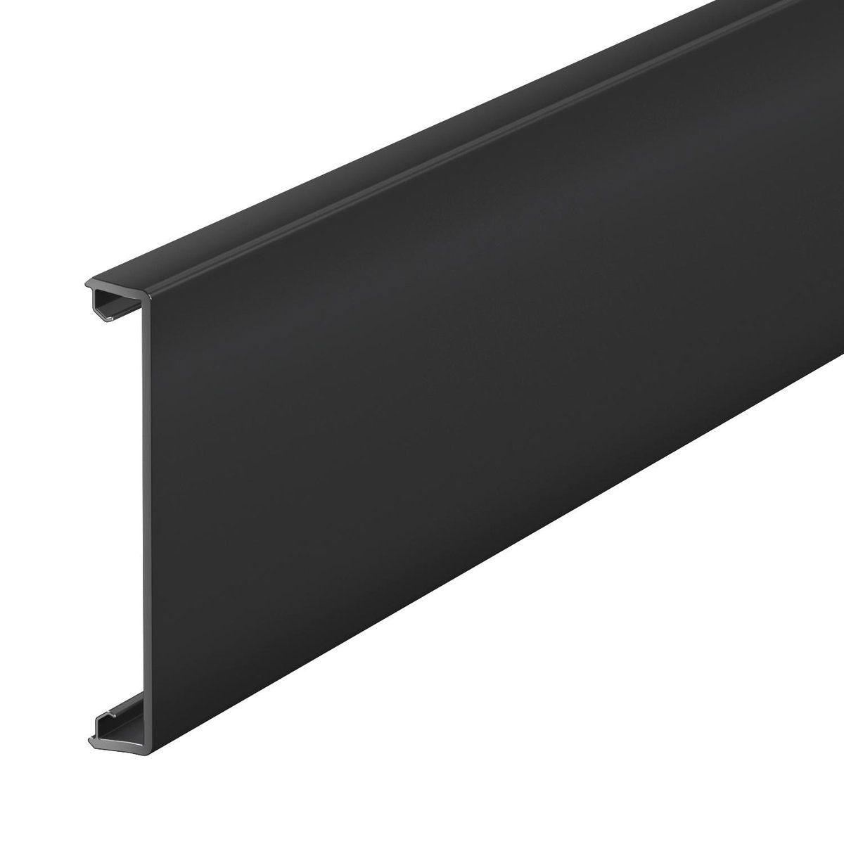 Cover smooth 2000x80 Policloreto de vinilo preto RAL 9005