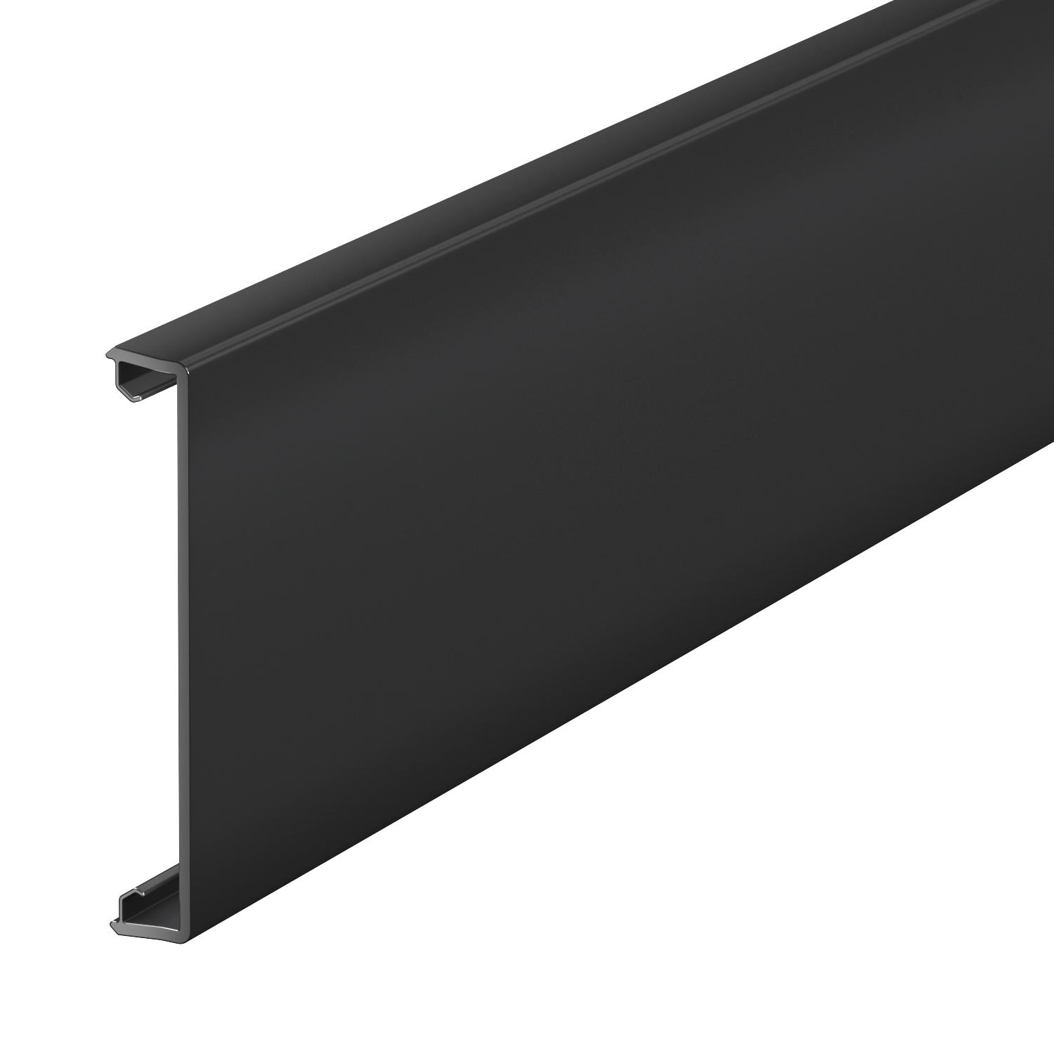 Cover smooth 2000x80 Policloreto de vinilo preto RAL 9005