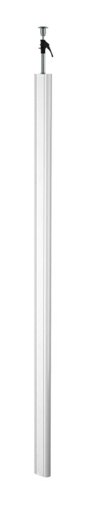Service pole Floor/ceiling 3000x146x65 Alumínio branco puro RAL 9010