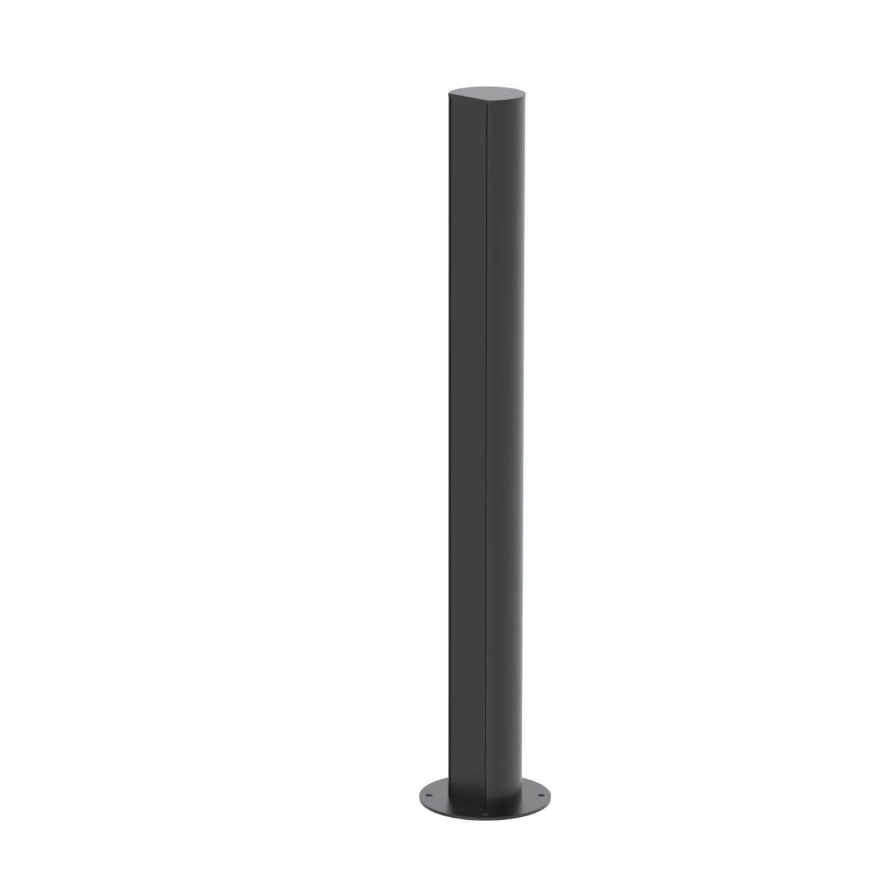 Coluna Chão 675x70x60 Alumínio revestido a pó preto RAL 9005