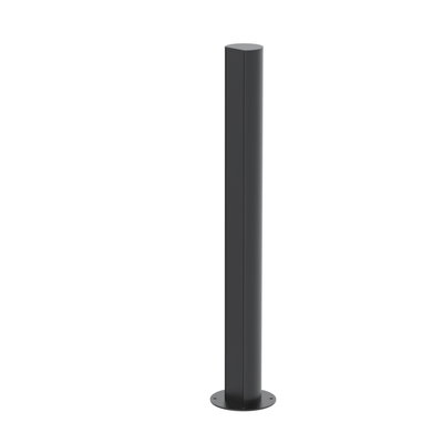 Coluna Chão 675x70x60 Alumínio revestido a pó preto RAL 9005