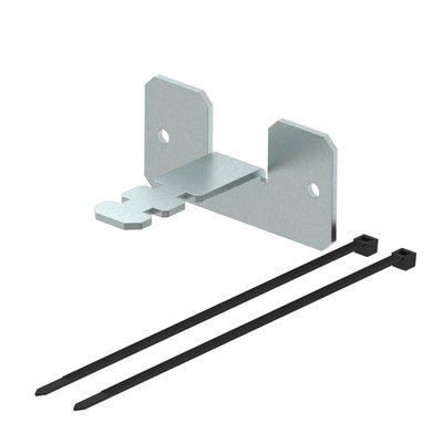 Ligação de tubo para colunas F 100x50x80 Aço galvanizado zinco