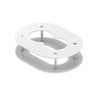 Ceiling panel for ISSF 2 hoses 140x100x40 Aço branco puro RAL 9010