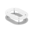 Ceiling panel for ISSF 2 hoses 140x100x40 Aço branco puro RAL 9010