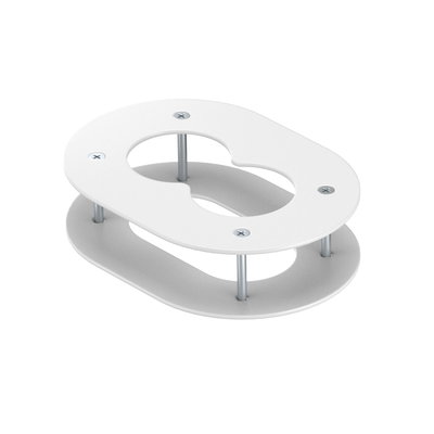 Ceiling panel for ISSF 2 hoses 140x100x40 Aço branco puro RAL 9010