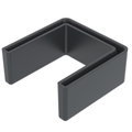 Protective cap for US 5 support 25x50 Polietileno preto grafite RAL 9011