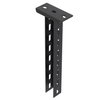 Support with welded head plate 50x50x400 Aço PES135 - Poliéster preto RAL 9005