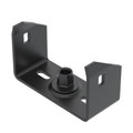Suspensão central para caminho de cabos em chapa B100mm Aço PES135 - Poliéster preto RAL 9005