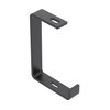 Consola de teto Perfil plano B100mm Aço PES135 - Poliéster preto RAL 9005