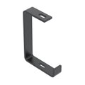 Consola de teto Perfil plano B100mm Aço PES135 - Poliéster preto RAL 9005