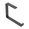 Consola de teto Perfil plano B200mm Aço PES135 - Poliéster preto RAL 9005