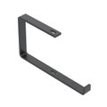 Consola de teto Perfil plano B300mm Aço PES135 - Poliéster preto RAL 9005