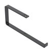 Consola de teto Perfil plano B400mm Aço PES135 - Poliéster preto RAL 9005