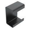 Spacer for use in US 5 support 80x45x40 Aço PES135 - Poliéster preto RAL 9005