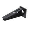 Consola mural com cabeça soldada B110mm Aço PES135 - Poliéster preto RAL 9005
