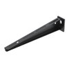 Consola mural com cabeça soldada B310mm Aço PES135 - Poliéster preto RAL 9005