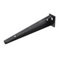 Consola mural com cabeça soldada B310mm Aço PES135 - Poliéster preto RAL 9005