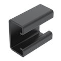 Distanciador para utilização em perfil US 3 46x40x22,5 Aço PES135 - Poliéster preto RAL 9005