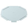 Tampa para cruzeta B100mm Aço galvanizado pelo método Sendzimir zinco
