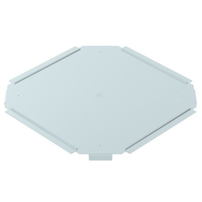 Tampa para cruzeta B200mm Aço Galvanização continua zinco/alumínio, Double Dip zinco