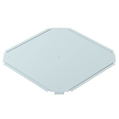 Tampa para cruzeta B300mm Aço Galvanização continua zinco/alumínio, Double Dip zinco