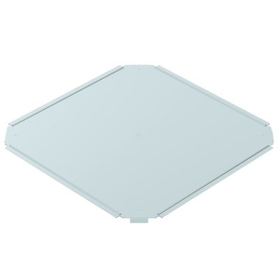 Tampa para cruzeta B400mm Aço Galvanização continua zinco/alumínio, Double Dip zinco