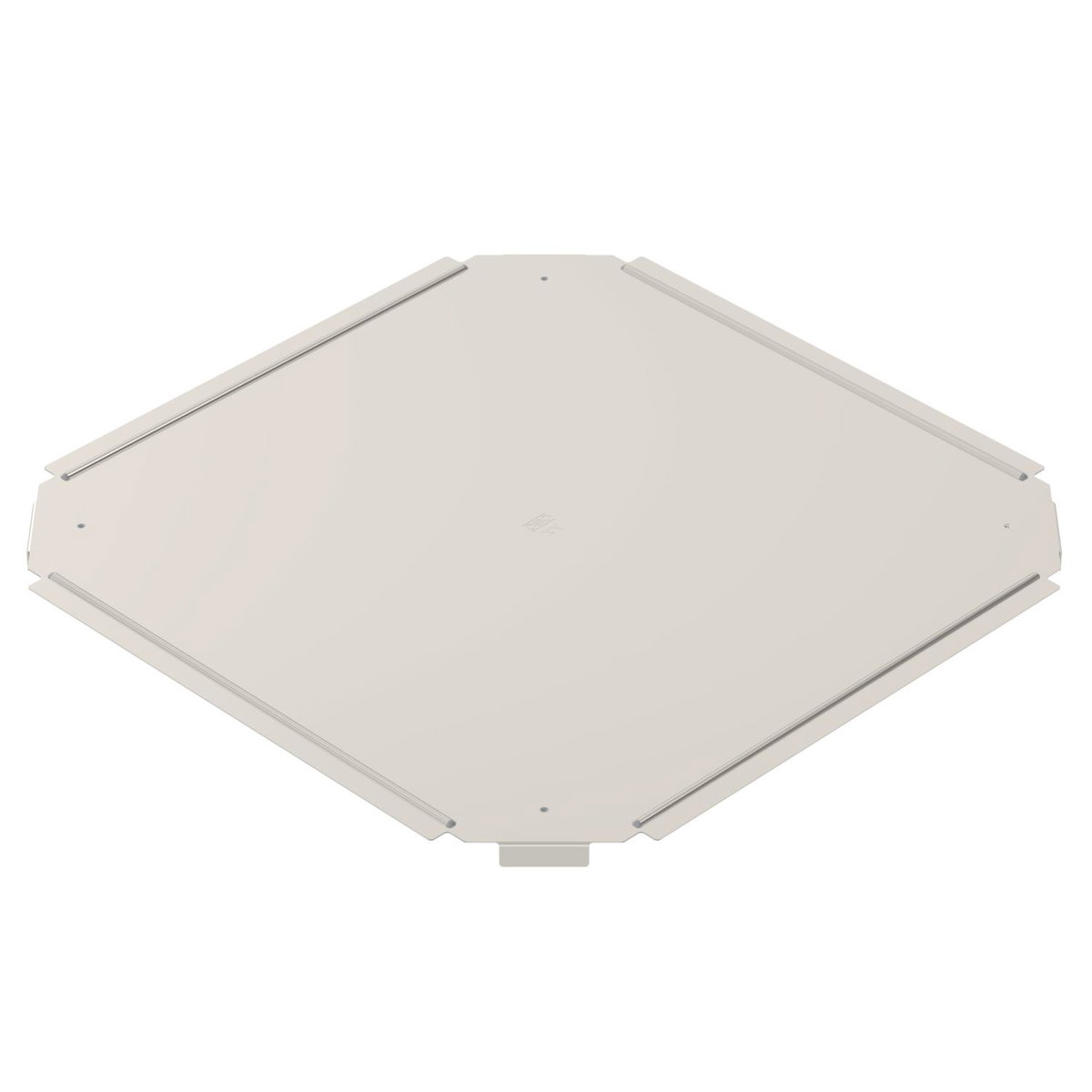 Cover for cross-over B300mm Aço inoxidável A4 1.4571 brilhante, pós-tratamento aço inoxidável