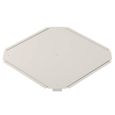 Cover for cross-over B300mm Aço inoxidável A4 1.4571 brilhante, pós-tratamento aço inoxidável