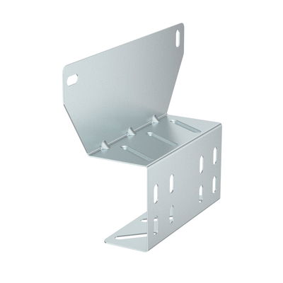 Placa de montagem FireBox T100 para caminhos de cabos 185x52x141 Aço Galvanização continua zinco/alumínio, Double Dip zinco