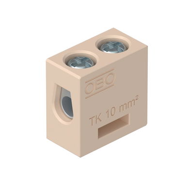 Borne cerâmico para FireBox T 10 mm² Esteatite creme